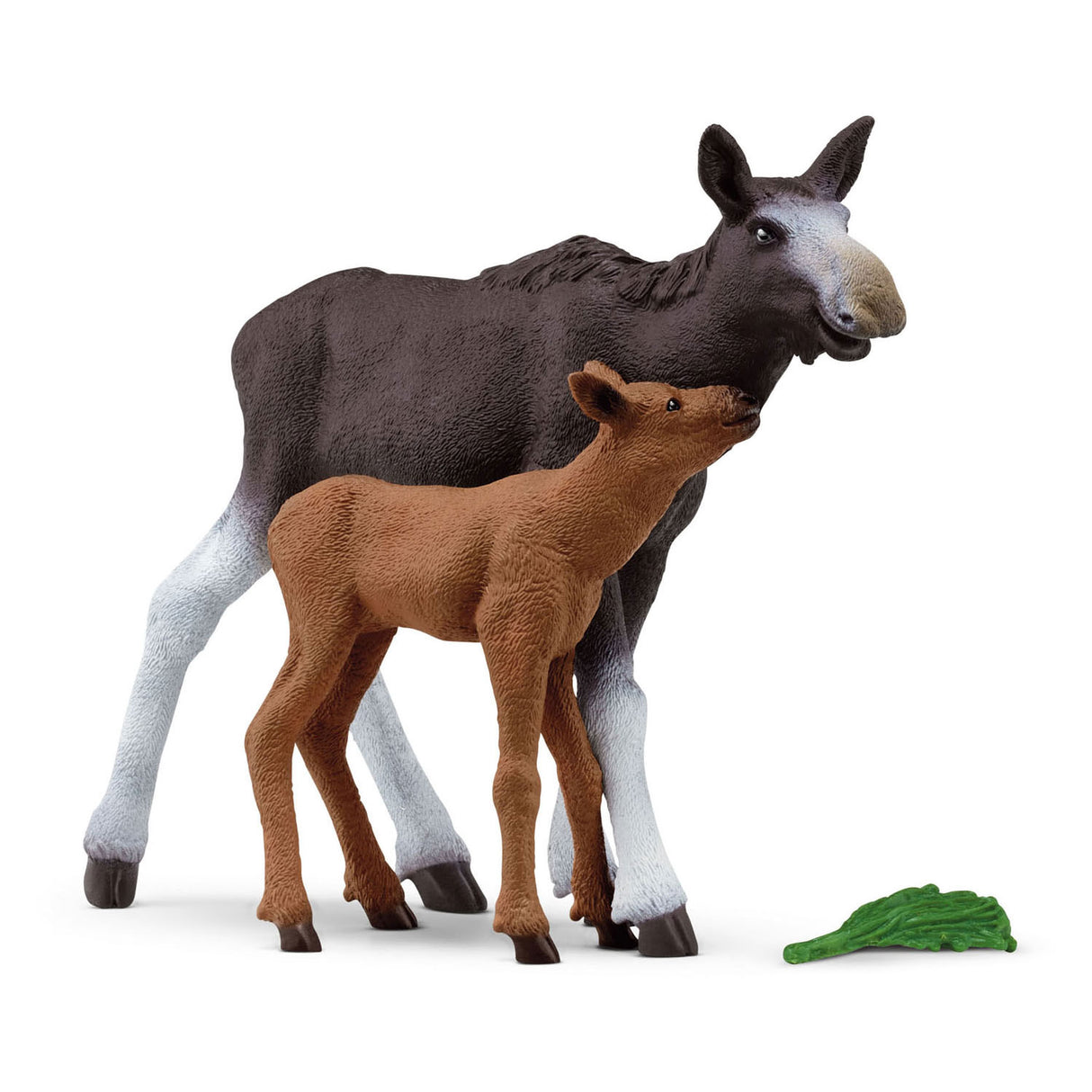 Schleich faune Moose avec veau 42603