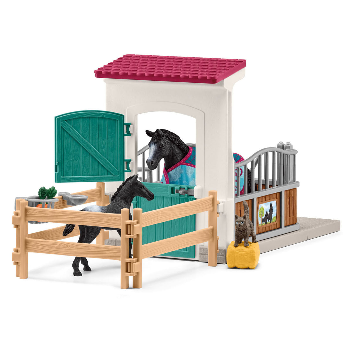 Schleich Horse Club Horse Box med mare og føll 42611