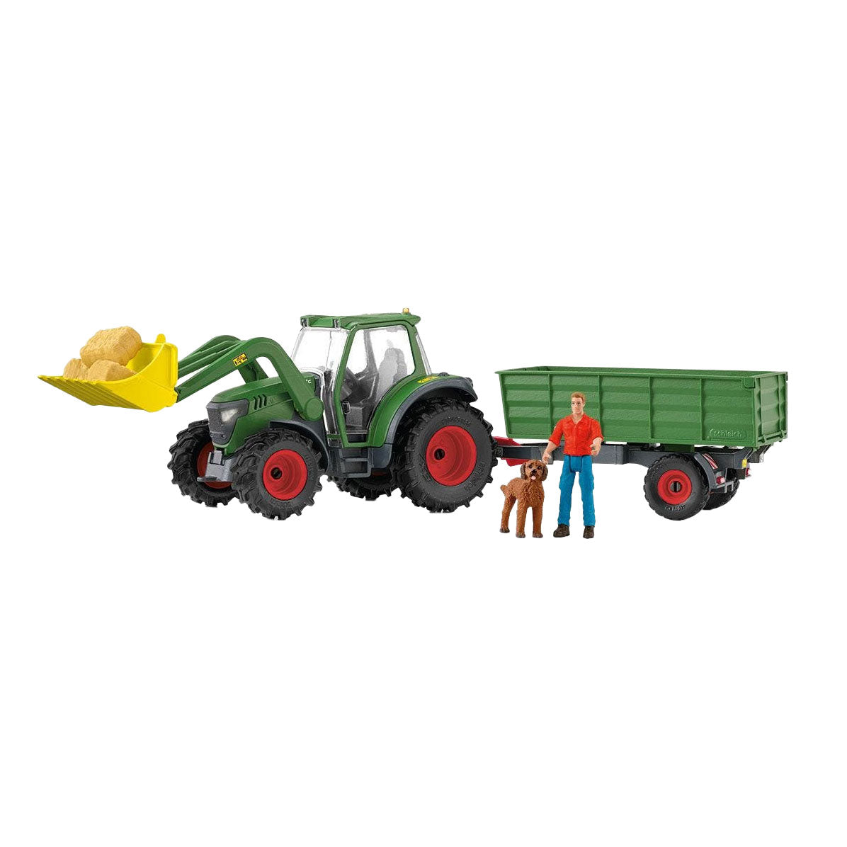 Schleich Farm World Tractor s přívěsem 42608