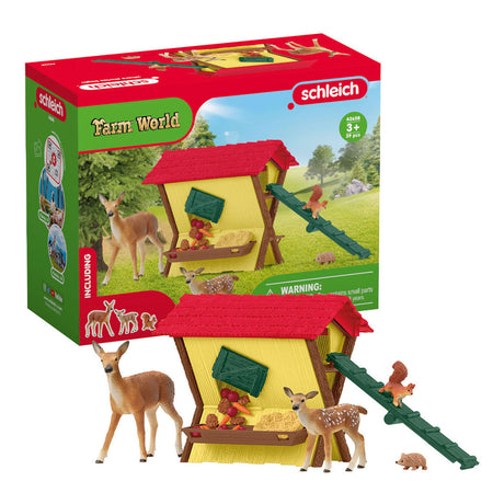 Schleich Farm World Die Waldtiere ernähren sich 42658
