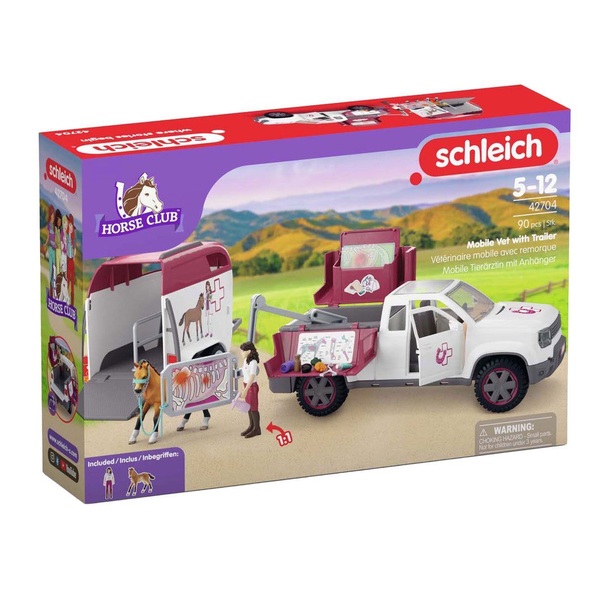 Schleich Horse Club Mobile Tierarzt - 90 Stk.