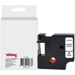 Etiketteertape viking s0720680 dymo zwart op wit