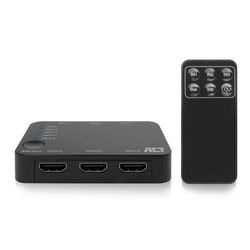 HDMI-Switch Act schwarz 59,5 mm x 59,5 mm x 19 mm
