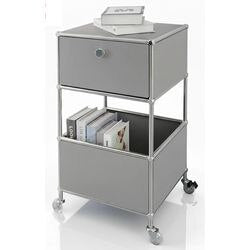 Bijzettafel floordirekt concept epure grijs 400 mm x 400 mm x 690 mm