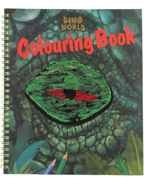 Depesche dino world kleurboek met pailletten