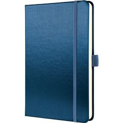 Sigel Notizbuch A5 – Conceptum – blau metallic – Linie – Hardcover – si-co403