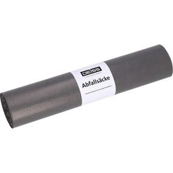 Q-Connect Müllbeutel 33 Mikron | ft 90 x 120 cm | 150 Liter | grau | Rolle mit 20 Stück