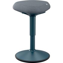 Leitz Ergo Aktivhocker mit Komfortsitz – Bürohocker – Ergonomischer Hocker – Dunkelgrau