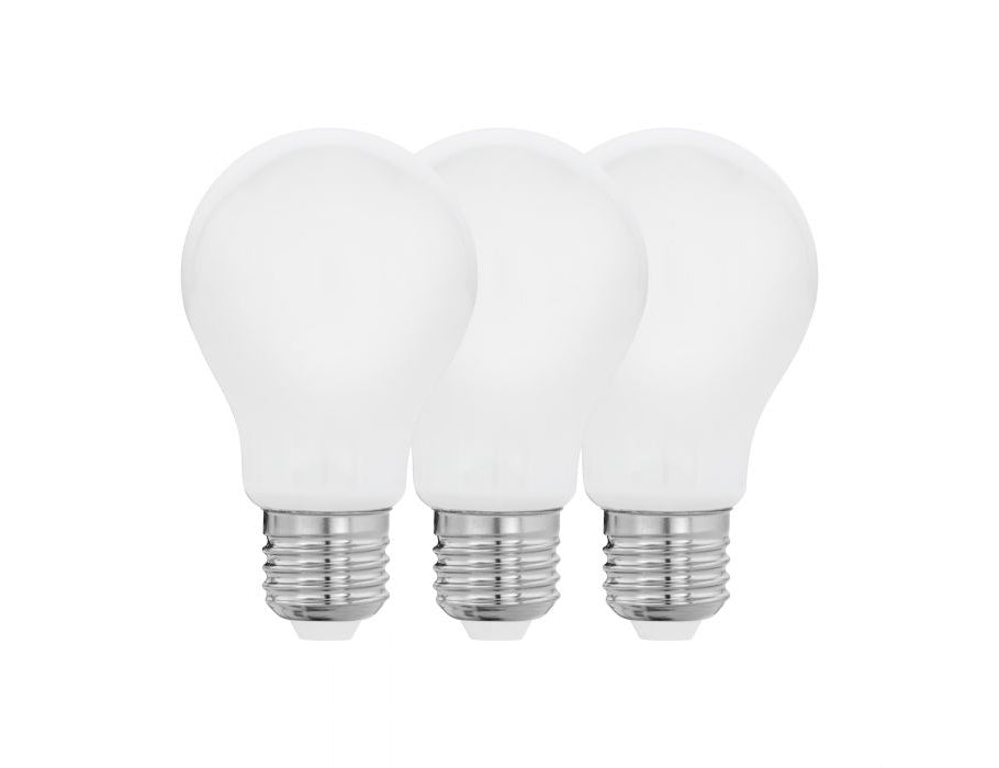 Eglo-Set – 3er-Pack – LED 7 W – 2700 K – E27 – 806 lm – A60
