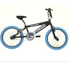 Fiets Freestyle 20 Matzwart (Blauwe Band)