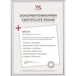 Walther New Lifestyle - Kunststoffrahmen - Fotogröße 21x29,7 cm (Din A4) - Silber