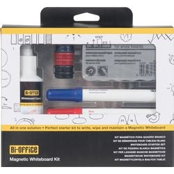Bi-office whiteboard-starterkit kleurenassortiment