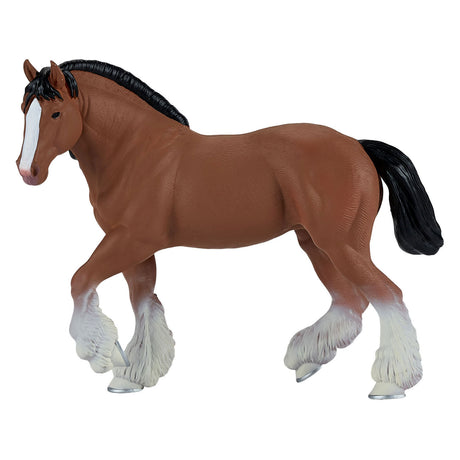 Mojo Horse World braunes Clydesdale-Pferd – 381084