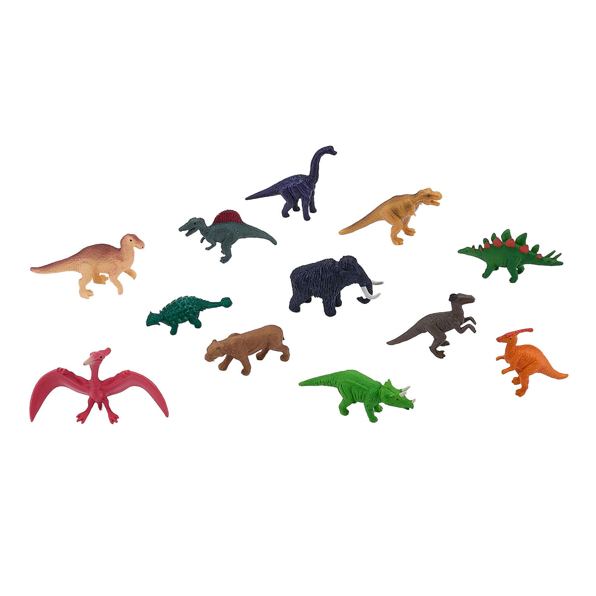 Mojo Prehistory Mini Dinosaurs Play Set, 12dlg. 380055