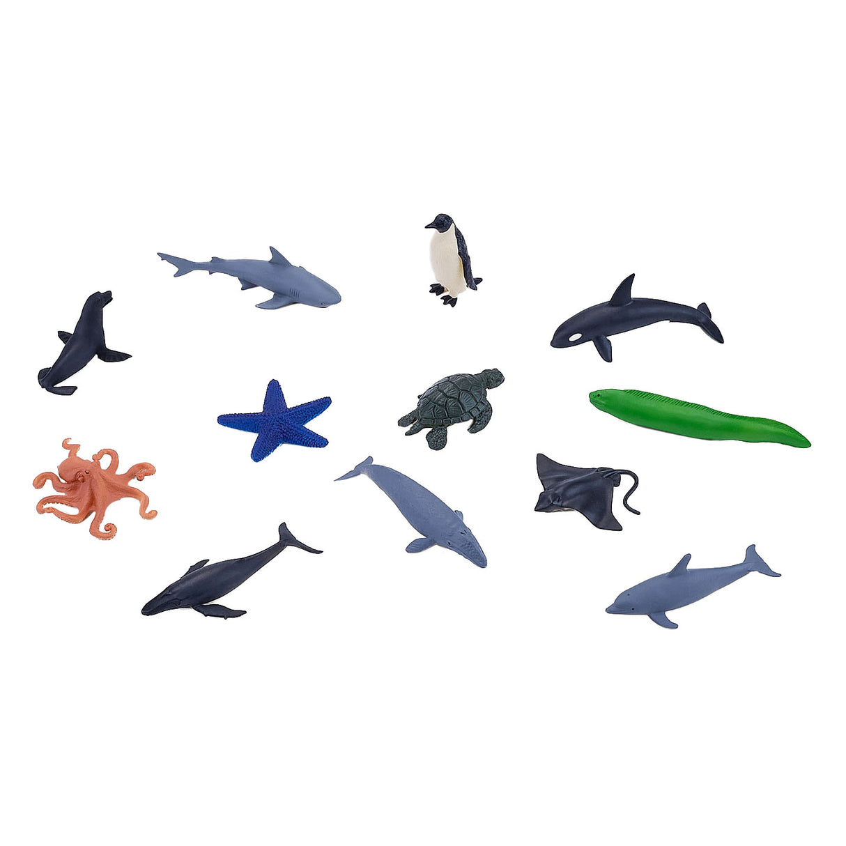 Mojo Sealife Mini Sea Animals Play Set, 12dlg. 380056