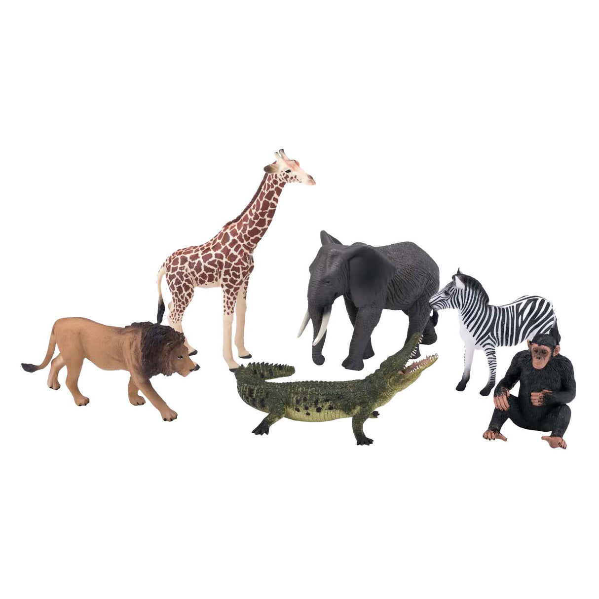 Mojo wildlife wilde dieren speelset, 6dlg. 380026