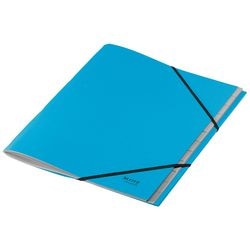 Leitz Recycling-Sortiermappe A4 – mit 12 Fächern – 100 % recycelter Post-Consumer-Karton – blau