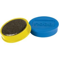 Magnetische Whiteboard-Magnete von Nobo – 10er-Pack – 32-mm-Magnete – in 5 Farben sortiert