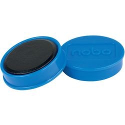 Magnetische Whiteboard-Magnete von Nobo – 10er-Pack – 32-mm-Magnete – Blau