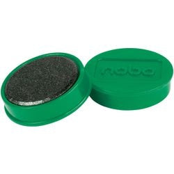 Magnetische Whiteboard-Magnete von Nobo – 10er-Pack – 32-mm-Magnete – Grün