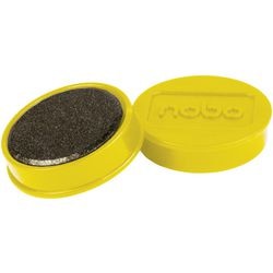 Magnetische Whiteboard-Magnete von Nobo – 10er-Pack – 32-mm-Magnete – Gelb
