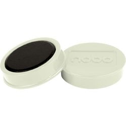 Magnetische Whiteboard-Magnete von Nobo – 10er-Pack – 38-mm-Magnete – Weiß