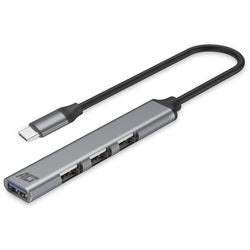 Act-Konnektivität: USB-C-Hub, 3x USB-A 2.0 und 1x USB-A 3.0