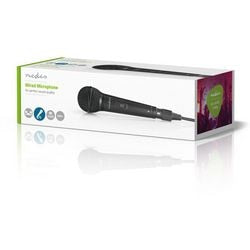 Imp-Mikrofon Nedis MPWD25BK schwarz verkabelt