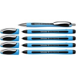 Schneider Schreibgeräte Schneider Kugelschreiber – Slider Memo – Box mit 4 Stück + 1 gratis Slider Rave – S-150245