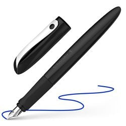 Schneider Stationery Schneider Füllfederhalter – gewellt – schwarz – Feder M – S-162131