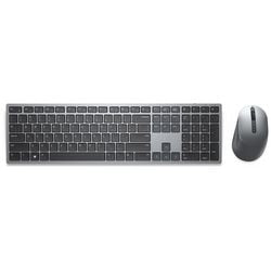 Dell Premier Multi-Device Wireless-Tastatur und -Maus – km7321w Desktop-Set (grau, US-Layout (QWERTY), 100 %, Bluetooth 5.0, dpi: 1000–4000)