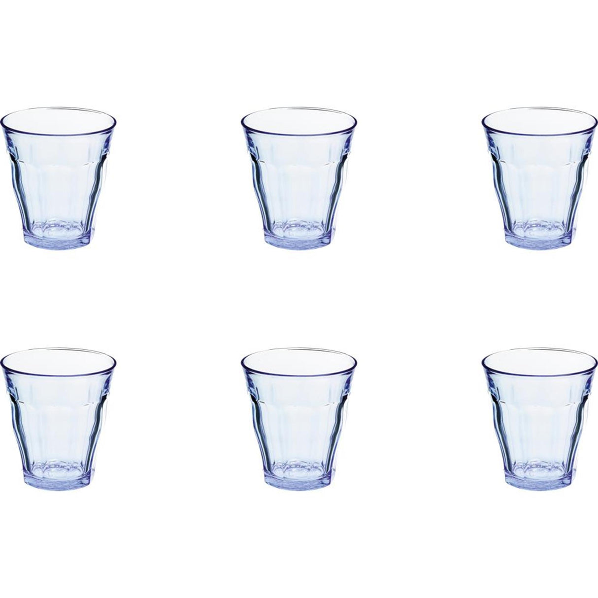 Duralex Glas Picardie Blau 200ml 6 Stück
