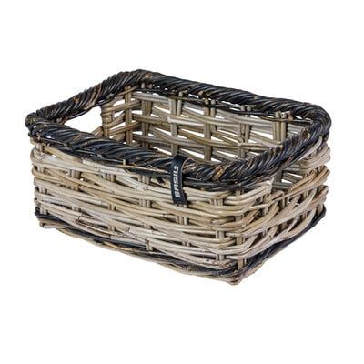 Basil Bicycle basket Dijon Small Gray Black