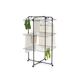 Brabantia Hangon Trockenturm – 23 m – klappbarer Wäscheständer – mattschwarz