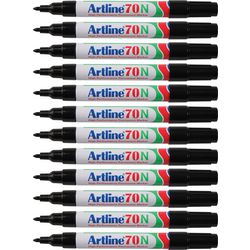 Permanent marker artline 70 ultra 1,5mm zwart rond milieuvriendelijk