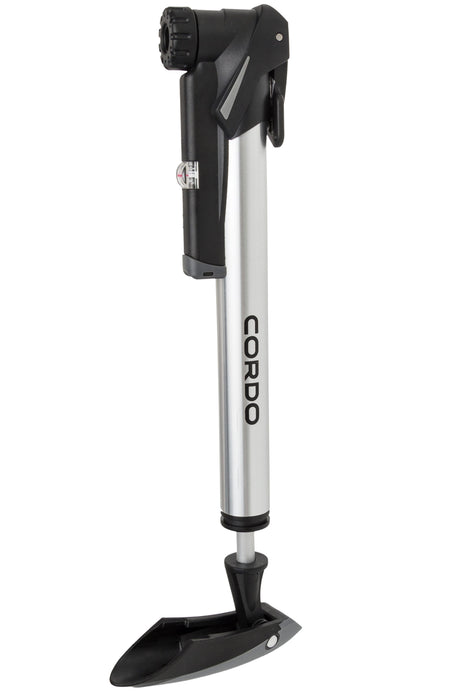 Dunlop cordo double action x-tra handpomp 8bar - zilver zwart