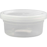 Creativ Company Kunststoffdose mit Deckel, H: 38 mm, T 84 mm, 125 ml, 20 Stück 1 Karton