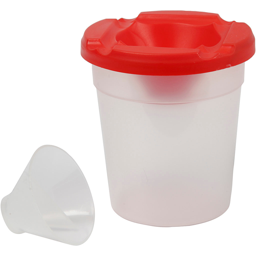 Creativ Company auslaufsicherer Topf, H: 8,5 cm, T 8 cm, 250 ml, 1 Stück