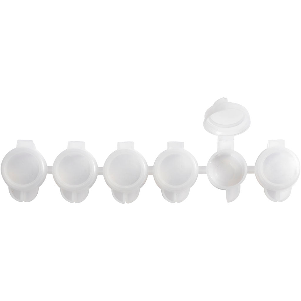 Creativ Company Streifenfarbtöpfe, 20x6 Stück, 1 Box