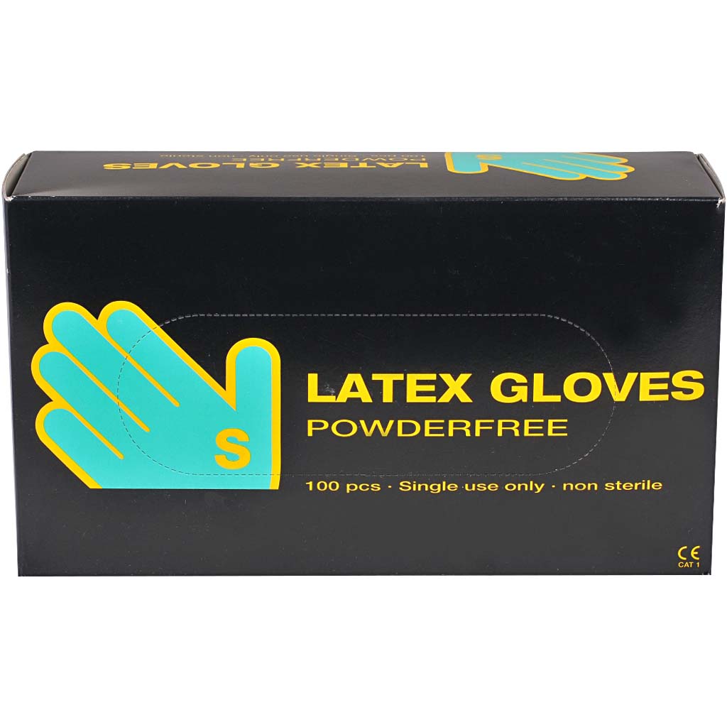 Latexhandschuhe, Größe S, 100 Stück, 1 Box