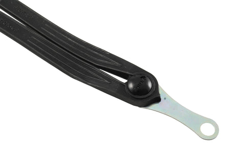 Cordo carrier straps rubber classic black with detachable 12mm axle plates