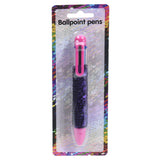 Penna multi -color con paillettes