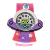 Klaparmband horloge space