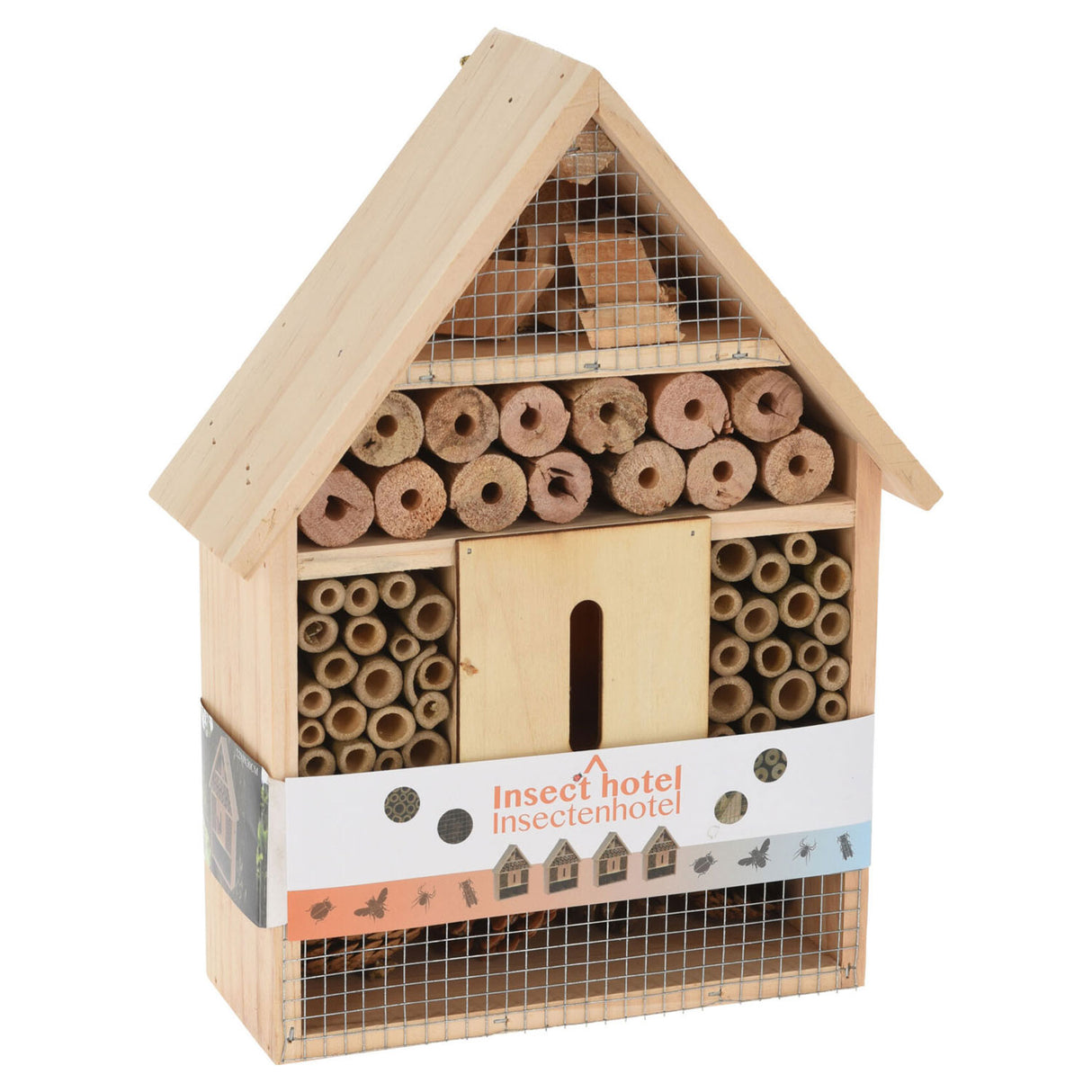 insect hotel wood, 30 cm