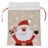 Koopman Filztasche Weihnachtsfigur Geschenktüte Weihnachten mehrfarbig 26x21 cm.
