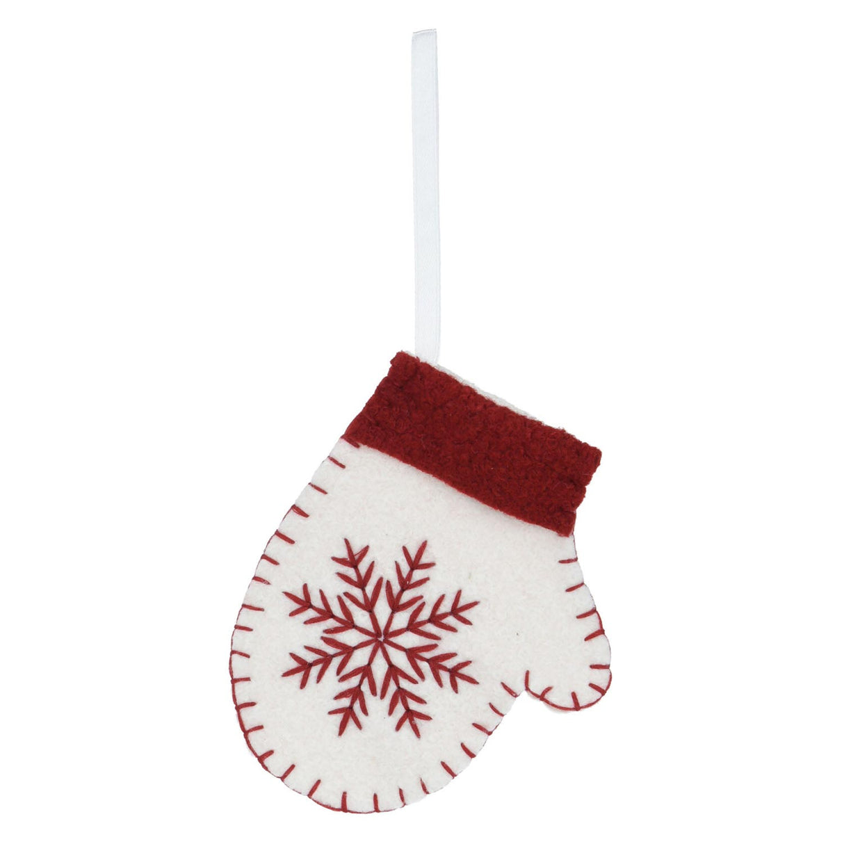 Julesokk Red White, 10 cm