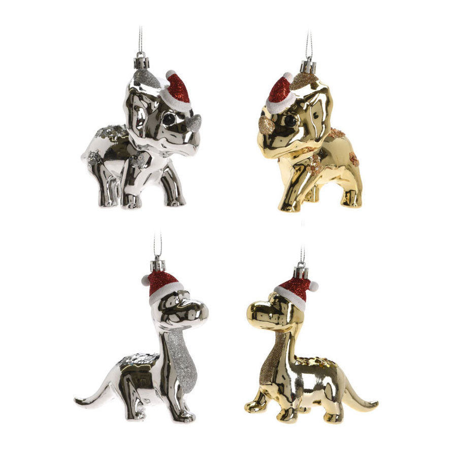 Pendentif de Noël de Dinosaurus 12cm, 24e.