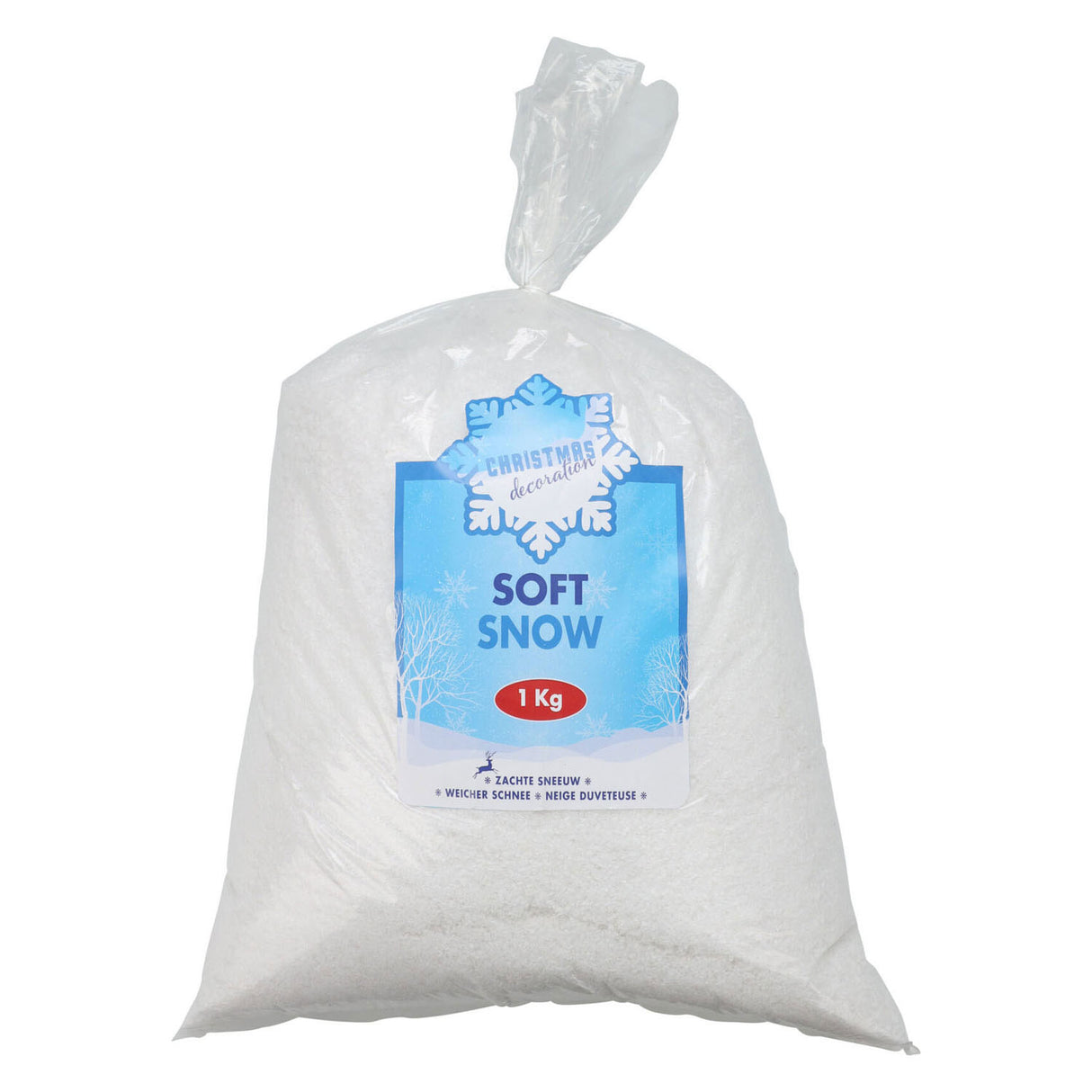 Christmas decoration soft snow, 1000 grams