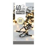 AußenlED -Beleuchtung 40 LED - warmes Weiß, 300 cm