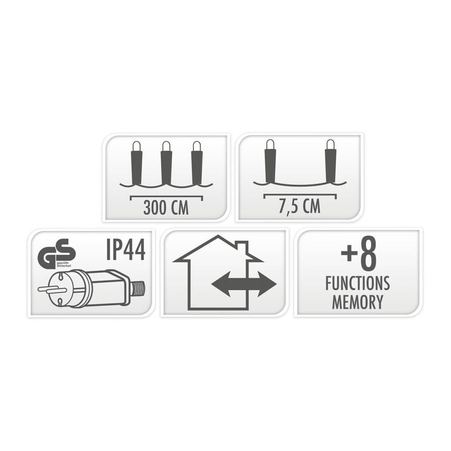 LED -Beleuchtung 480 LED extra warmes Weiß